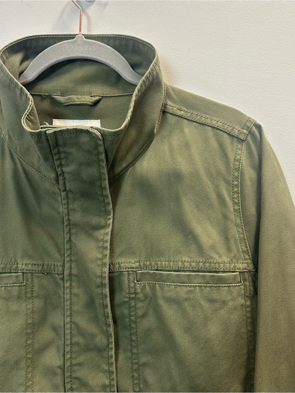 Madewell Olive Utility Field Jacket Large - Picture 4 of 13